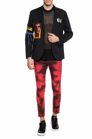 Mesh-trimmed t-shirt, zdjęcie 2 Mesh-trimmed t-shirt od Dsquared2